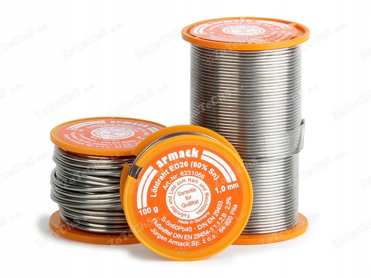 Armack Cyna Elektronik ED26 fi 1 mm szpula 100g Armack Cyna Elektronik ED26 fi 1 mm szpula 100g