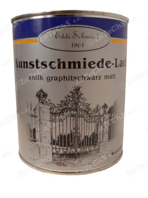 Farba grafitowa na ogrodzenia - Eddi Schmied - 0.75 L