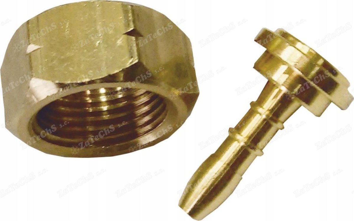 Złączka do węża dwuczęściowa W 21,8 L x fi 9 mm Złączka do węża dwuczęściowa W 21,8 L x fi 9 mm