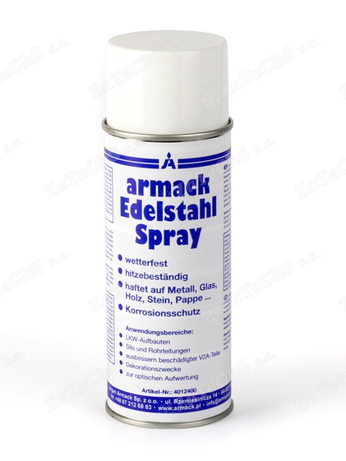 Stal nierdzewna w aerozolu SPRAY 400 ml ARMACK Stal nierdzewna w aerozolu SPRAY 400 ml ARMACK