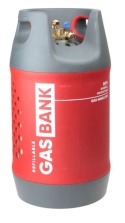 Butla gazowa kompozytowa LPG 11kg GasBank MULTI z wielozaworem OPD