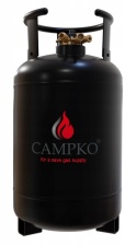 Butla stalowa CAMPKO 36l z wielozaworem Multi 80% - do takowania gazu LPG