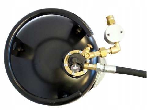 Butla stalowa CAMPKO 36l z wielozaworem Multi 80% - do takowania gazu LPG