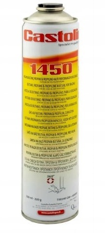 Butla z gazem propylen-propan-butan 320 ml 220 g - 7/16" CASTOLIN 1450