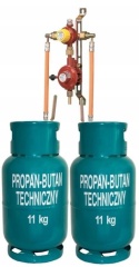 GOK INSTALACJA 2 BUTLI GAZOWYCH aut 37-50 mb 6 kg/h