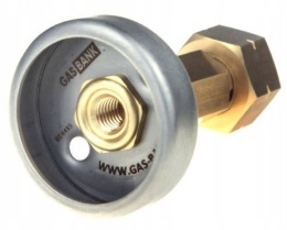 GasBank Multi, DUO, Alugas - Dish adapter do tankowania LPG z zaworem