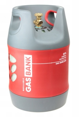 GasBank SINGLE 7.5 kg Ultralekka butla gazowa LPG Camping Kamper