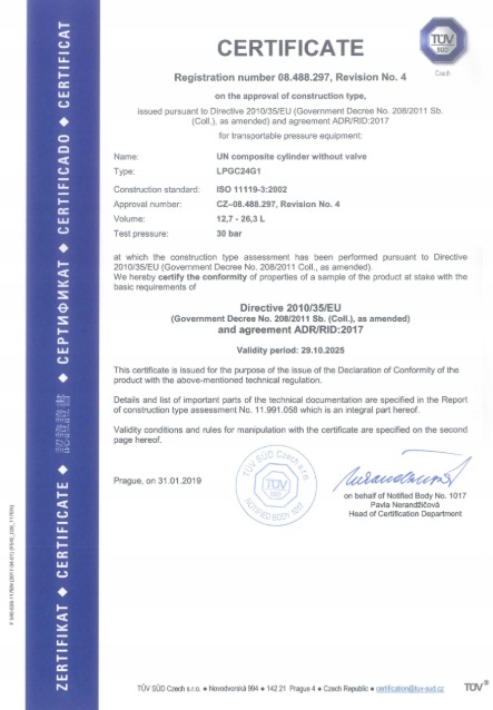 GasBank SINGLE 7.5 kg Ultralekka butla gazowa LPG Camping Kamper GasBank SINGLE 7.5 kg Ultralekka butla gazowa LPG Camping Kamper