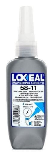 Klej Anaerobowy Loxeal 58-11 50ml do Gwintów Woda Gaz Powietrze Olej Zasady