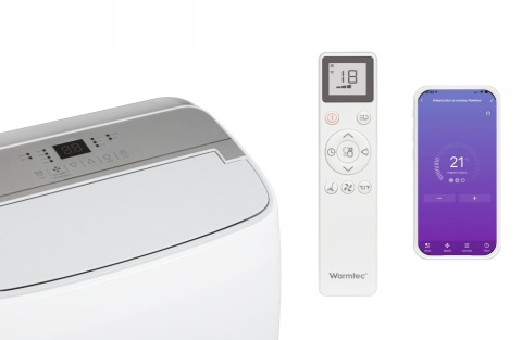 Klimatyzator przenośny z Wi-Fi Warmtec Froya KP35W do 40 m2 3,5 kW Klimatyzator przenośny z Wi-Fi Warmtec Froya KP35W do 40 m2 3,5 kW