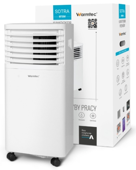 Klimatyzator przenośny z Wi-Fi Warmtec Sotra KP26W 2,6 kW Klimatyzator przenośny z Wi-Fi Warmtec Sotra KP26W 2,6 kW