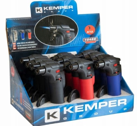 Mini palnik KEMPER 1048E zapalniczka żarowa nabój gazowy Elico 300ml zestaw Mini palnik KEMPER 1048E zapalniczka żarowa nabój gazowy Elico 300ml zestaw