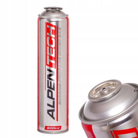 Nabój z gazem Alpentech IK330 kartusz 600ml propan butan gwint 7/16