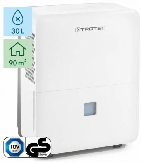 Osuszacz powietrza Trotec TTK 96 E 720W 30L/24H pochłaniacz wilgoci Osuszacz powietrza Trotec TTK 96 E 720W 30L/24H pochłaniacz wilgoci