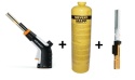 Palnik SIEVERT PowerJet 7/16" 2100°C + MAPP + mikro palnik (precyzyjny)