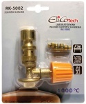 Palnik gazowy laboratoryjny mosiężny ElicoTech Bunsen RK-5002 1000°C