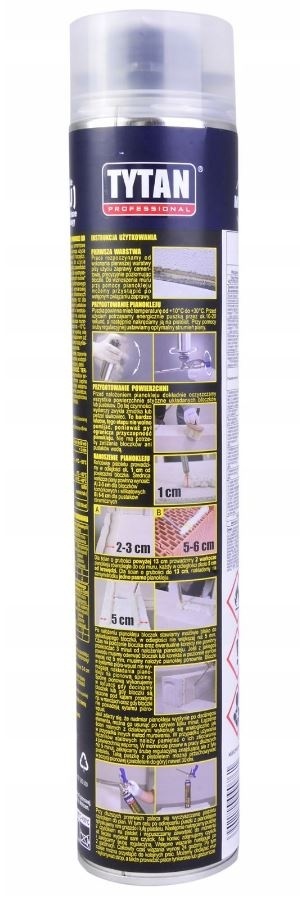 Pianoklej do murowania Tytan Professional 870 ml Pianoklej do murowania Tytan Professional 870 ml