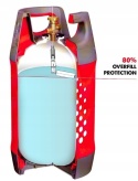 Ultralekka butla kompozytowa GasBank SINGLE 11kg - do tankowania LPG kamper
