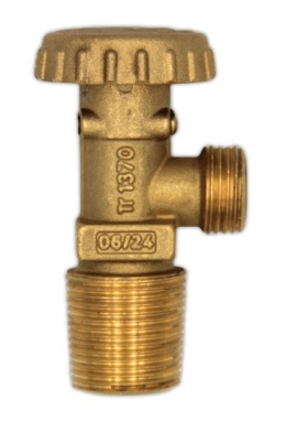 Zawór do butli LPG 11kg 33kg duży czop 25E wylot 21,8