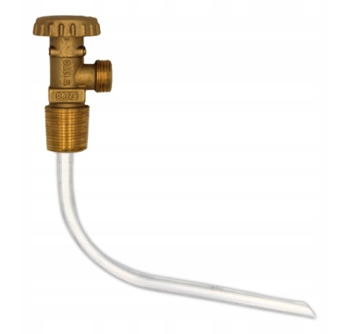 Zawór syfonowy do butli LPG 11kg do pojazdów mechanicznych mały czop 17E