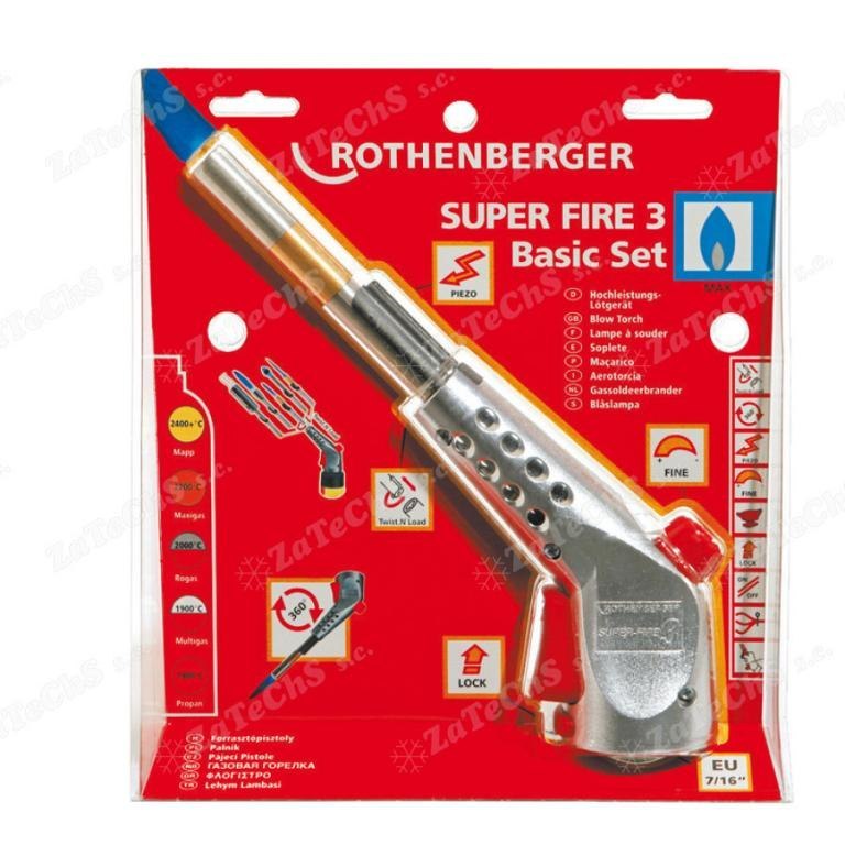 SUPER FIRE 3 Basic set Rothenberger 35436 SUPER FIRE 3 Basic set Rothenberger 35436
