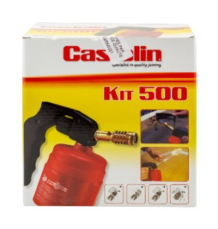 Lutlampa Castolin KIT 500 zestaw palnik do kartuszy gazowych + butla gazowa 190g