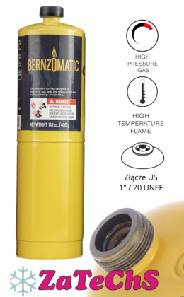 MAPP GAZ Bernzomatic 1" 400 g PRO/MAX